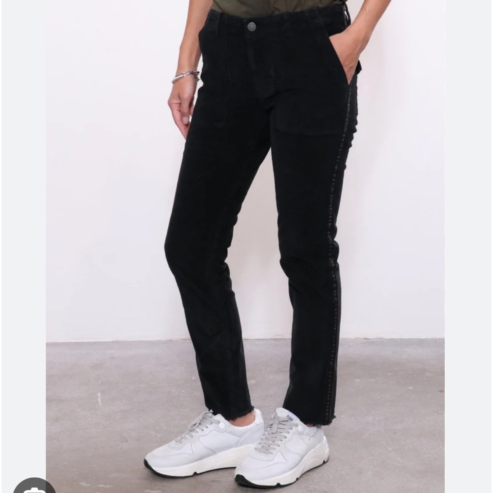 Nili Lotan Jenna Side Stripe Corduroy Trousers
